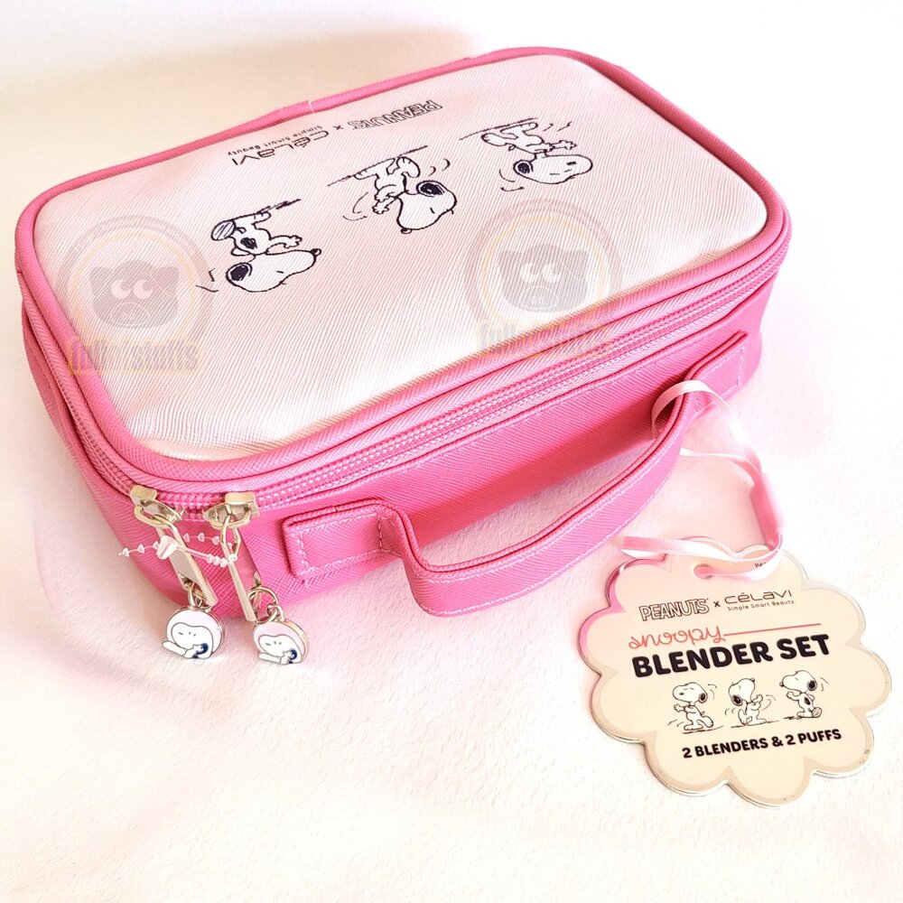 Brand NEW Peanuts X Celavi Snoopy Blender Set Personal Accessories Bag